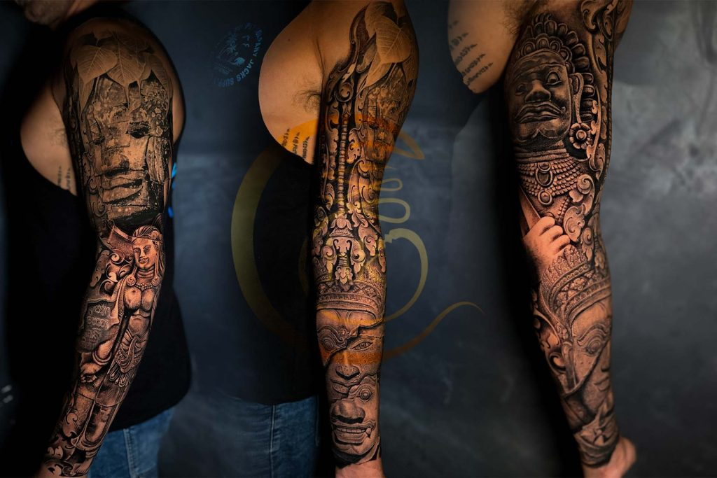Full sleeve tattoo