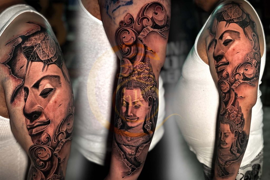 Half sleeve tattoo