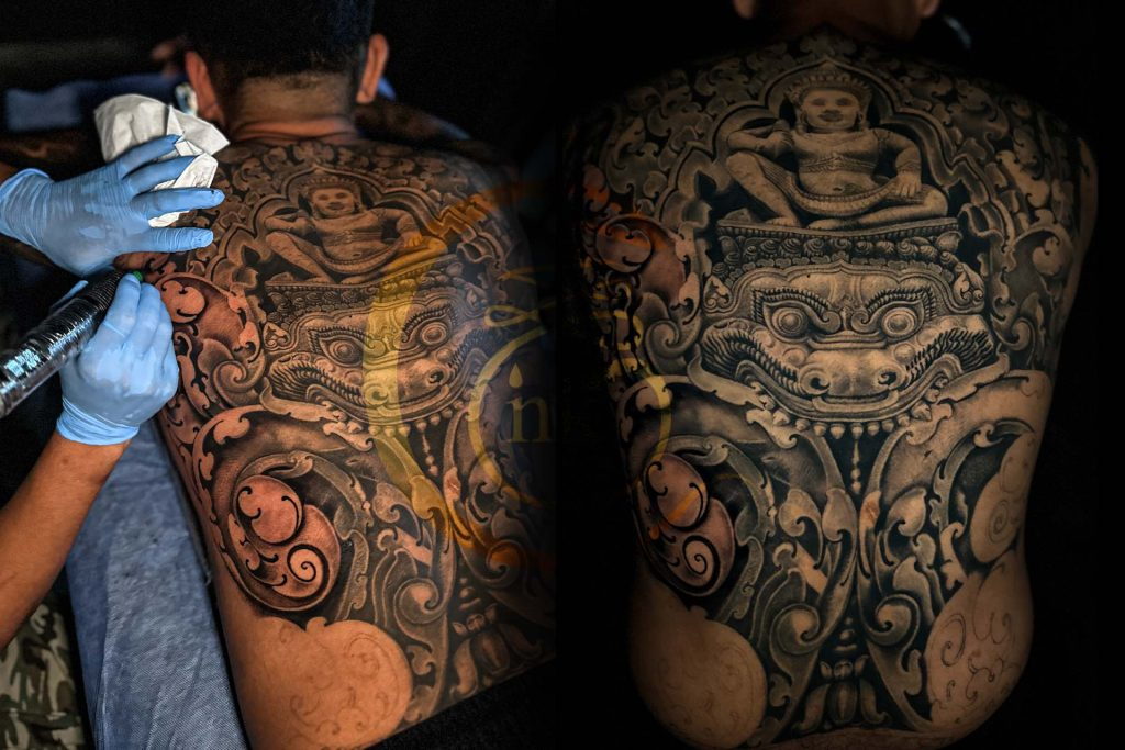 Rahu tattoo full back