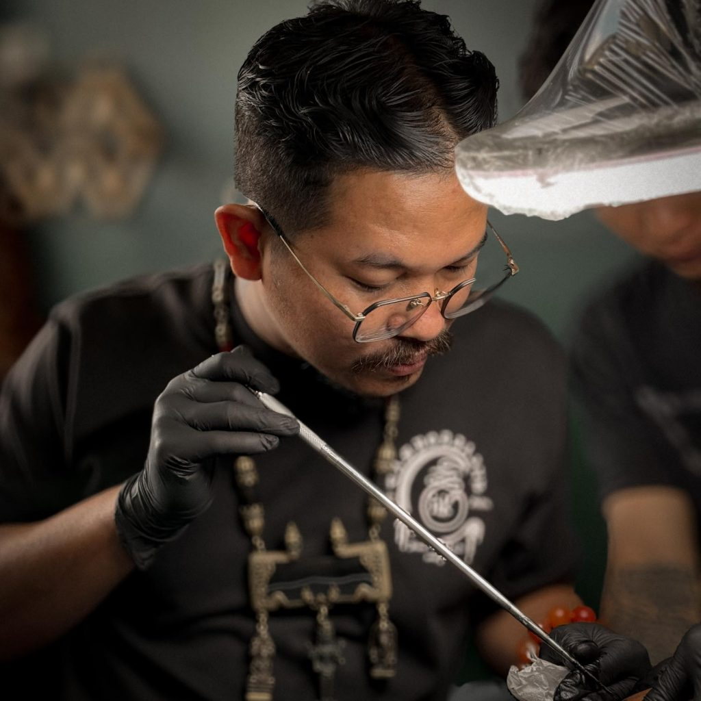 CambodiaInk artist at work