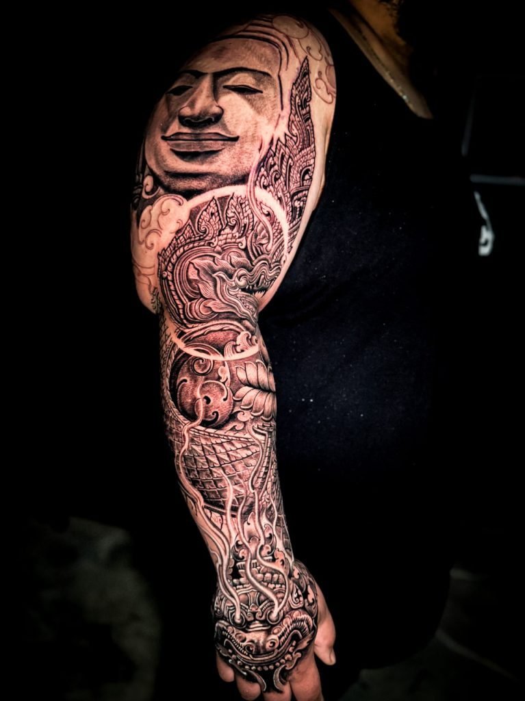 Khmer Art: Full Arm Sleeve